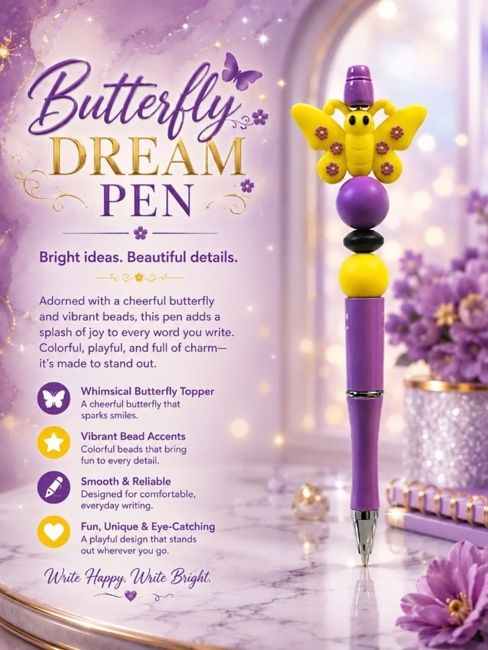 Sunny Flutter Pen